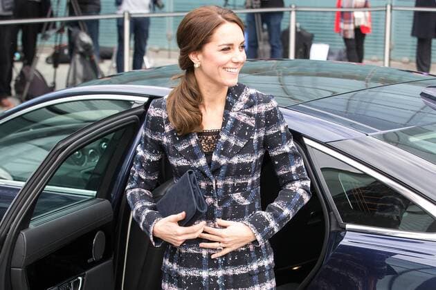October 14, 2016 - Manchester, Greater Manchester, UK - Manchester , UK . The Duke and Duchess of Cambridge arrive to visit the National Football Museum in Manchester Manchester UK  - ZUMAl94_
