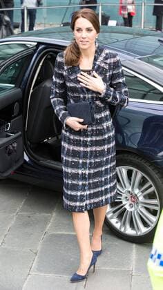 October 14, 2016 - Manchester, Greater Manchester, UK - Manchester , UK . The Duke and Duchess of Cambridge arrive to visit the National Football Museum in Manchester Manchester UK  - ZUMAl94_