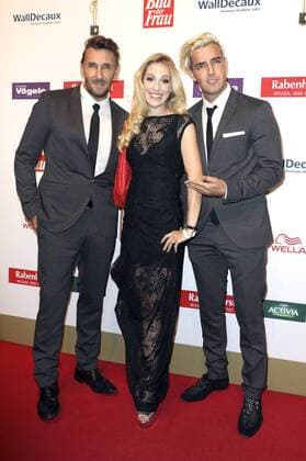 Mark Keller, Andrea Kaiser und Aaron Keller bei der 10. Verleihung der Goldenen Bild der Frau 2016 im Hamburger Stage Theater. Hamburg, 13.10.2016 Foto:xS.xGabschx xFuturexImage