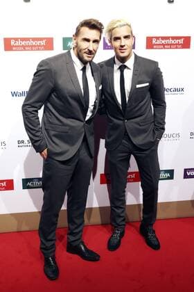 Mark Keller mit Sohn Aaron Keller bei der 10. Verleihung der Goldenen Bild der Frau 2016 im Hamburger Stage Theater. Hamburg, 13.10.2016 Foto:xH.xHartmannx xFuturexImage