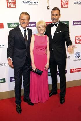 Jochen Beckmann, Sandra Immoor und Kai Pflaume bei der 10. Verleihung der Goldenen Bild der Frau 2016 im Hamburger Stage Theater. Hamburg, 13.10.2016 Foto:xH.xHartmannx xFuturexImage