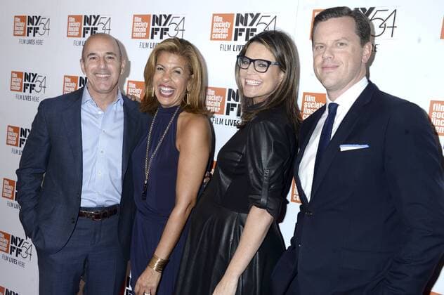 Matt Lauer, Hoda Kotb, Savannah Guthrie und Willie Geisbei der Premiere von Jackie auf dem 54. New York Film Festival in der Alice Tully Hall. New York, 13.10.2016 Foto:xD.xVanxTinex xFuturexImage