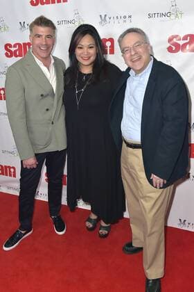 Bryan Batt, Sibyl Santiago und Nicholas Brooks bei der Premiere des Kinofilms Sam im Laemlee s Royal Theater. Los Angeles, 13.10.2016 Foto:xD.xStarbuckx xFuturexImage