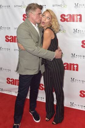 Bryan Batt und Sarah Scott bei der Premiere des Kinofilms Sam im Laemlee s Royal Theater. Los Angeles, 13.10.2016 Foto:xD.xStarbuckx xFuturexImage