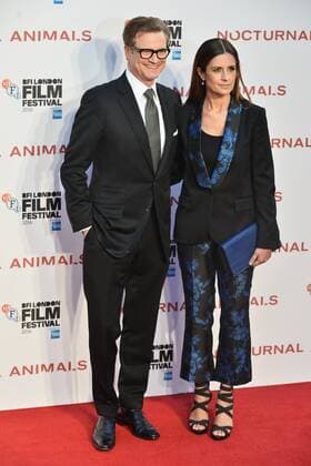 October 14, 2016 - London, London, UK - COLIN FIRTH and LIVIA FIRTH attend the Nocturnal Animals film premiere of as part of the London Film Festival. London, UK. London UK  - ZUMAl94_