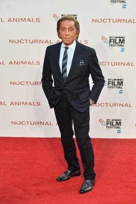 October 14, 2016 - London, London, UK - VALENTINO attends the Nocturnal Animals film premiere of as part of the London Film Festival. London, UK. London United Kingdom  - ZUMAl94_