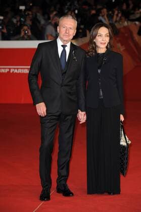 Rome Cinema Festival 2016. Festival Internazionale del Film di Roma. Red carpet film Powidoki Afterimage Pictured : Boguslaw Linda, Maria Rosaria Omaggio  Copyright: xAlbertoxTerenghix xIPAx