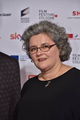 Die Dokumentarfilmer Tobias und Christiane Büchner posieren am 14.10.2016 in Köln auf dem roten Teppich beim International Film Award NRW im Rahmen des Film Festival Cologne. (vormals: Cologne Conference) ein internationales Film- und Fernsehfestival in Köln.