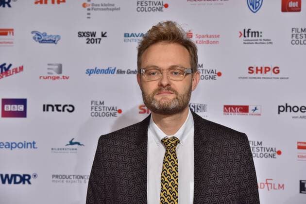 Die Dokumentarfilmer Tobias und Christiane Büchner posieren am 14.10.2016 in Köln auf dem roten Teppich beim International Film Award NRW im Rahmen des Film Festival Cologne. (vormals: Cologne Conference) ein internationales Film- und Fernsehfestival in Köln.