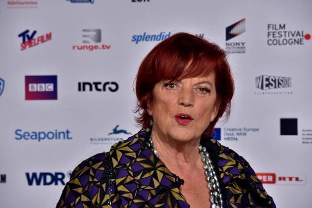 Filmproduzentin Regina Ziegler posiert am 14.10.2016 in Köln auf dem roten Teppich beim International Film Award NRW im Rahmen des Film Festival Cologne. (vormals: Cologne Conference) ein internationales Film- und Fernsehfestival in Köln.