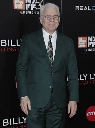 Steve Martin arrives on the red carpet at a Special World Premiere Presentation of Billy Lynn s Long Halftime Walk part of New York Film Festival at AMC Loews Lincoln Square 13 Theater on October 14, 2016 in New York City.  NYP20161014110 JOHNxANGELILLO