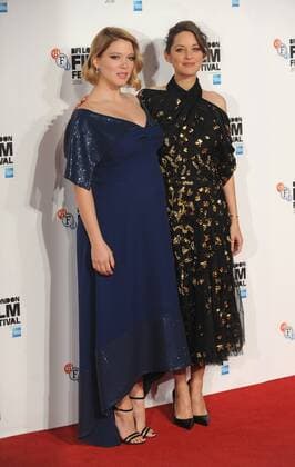 BFI London Film Festival - Its Only The End Of The World Filmpremiere October 14, 2016 - London, England, United Kingdom - Lea Seydoux and Marion Cotillard attend the Its Only The End Of The World BFI Flare Special Presentation screening during the 60th BFI London Film Festival at Odeon Leciester Square. London United Kingdom - ZUMAs147