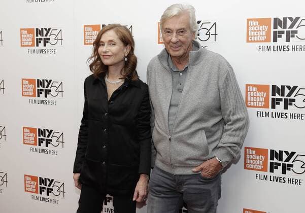 New York Filmfestival: Things To Come Premiere Paul Verhoven, Isabelle Huppert arrive on the red carpet at the 54th New York Film Festival -Things to Come Elle at Alice Tully Hall, Lincoln Center on October 14, 2016 in New York City.  NYP20161014131 JOHNxANGELILLO