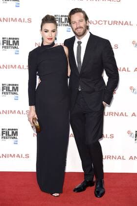 Elizabeth Chambers mit Ehemann Armie Hammer bei der Premiere von Nocturnal Animals auf dem 60. BFI London Film Festival im Odeon Leicester Square. London, 14.10.2016 Elizabeth Chambers, Armie Hammer  Foto:xS.xVasx xFuturexImage