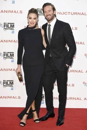 Elizabeth Chambers mit Ehemann Armie Hammer bei der Premiere von Nocturnal Animals auf dem 60. BFI London Film Festival im Odeon Leicester Square. London, 14.10.2016 Elizabeth Chambers, Armie Hammer  Foto:xS.xVasx xFuturexImage