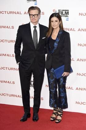 Colin Firth mit Gattin Livia Giuggioli Firth bei der Premiere von Nocturnal Animals auf dem 60. BFI London Film Festival im Odeon Leicester Square. London, 14.10.2016 Colin Firth, Livia Giuggioli Firth  Foto:xS.xVasx xFuturexImage
