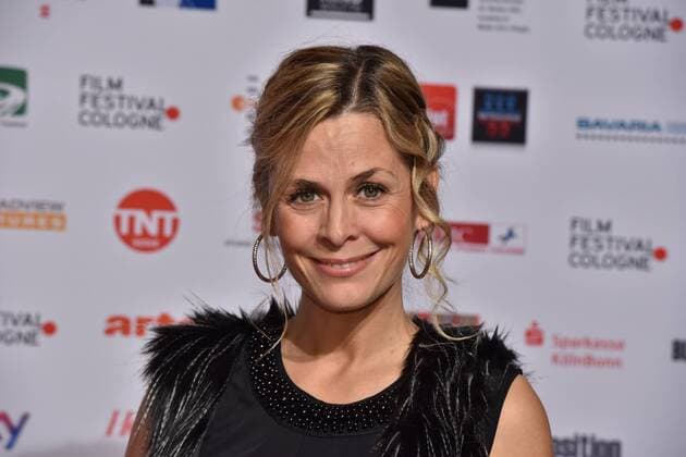 Die Schauspielerin Tanja Lanaeus posiert am 14.10.2016 in Köln auf dem roten Teppich beim International Film Award NRW im Rahmen des Film Festival Cologne. (vormals: Cologne Conference) ein internationales Film- und Fernsehfestival in Köln.