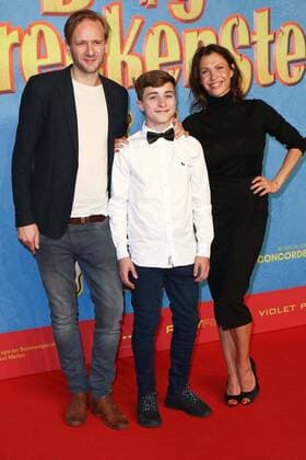 Matthias Lier, Maurizio Magno, Jana Pallaske, Filmpremiere von Burg Schreckenstein im Mathaeser Filmpalast in Muenchen am 16.10.2016