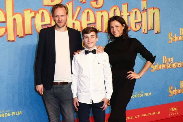 Matthias Lier, Maurizio Magno, Jana Pallaske, Filmpremiere von Burg Schreckenstein im Mathaeser Filmpalast in Muenchen am 16.10.2016