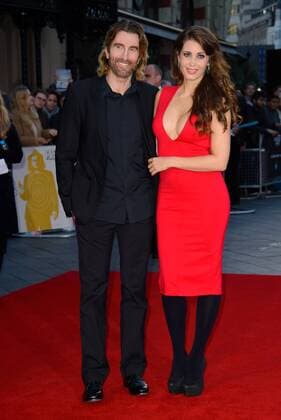 . 16 10 2016. London, United Kingdom. Sharlto Copley and Tanit Phoenix attend the Free Fire - Closing Night Gala - 60th BFI London Film Festival.  xChrisxJosephx xi-Imagesx IIM-13615-0001