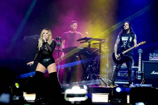 October 16, 2016 - Mexico - EUM20161016ESP20.JPG.CIUDAD DE MEXICO Music Musica-Demi Lovato.- Concierto de la cantante estadounidense Demi Lovato en el Palacio de los Deportes de la Ciudad de Mexico, este domingo 16 de octubre de 2016.  - ZUMAu78_