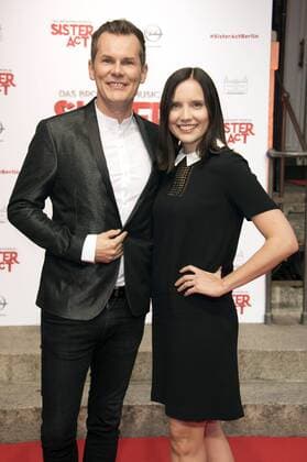 Malte Arkona mit Ehefrau Anna Maria bei der Galapremiere des Musicals Sister Act im Stage Theater des Westens. Berlin, 16.10.2016 Foto:xF.xKernx xFuturexImage