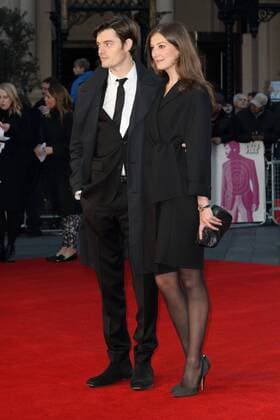 LFF Closing Gala Screening of Free Fire London.UK. Sam Riley and Alexandra Maria Lara at the London Film Festival 2016 Closing Gala screening of Free Fire at the Odeon Leicester Square Londo. 16th October 2016. LMK73-62601-171016. 