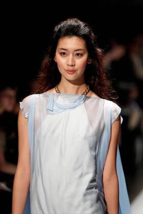 Hongkong Fashion Week A model wearing Hong Kong fashion designs walks down the runway during a special Fashion Hong Kong 2017 Spring Summer Collection show as part of Amazon Fashion Week Tokyo on October 17, 2016, Tokyo, Japan. The Hong Kong Trade Development Council organised the show to introduce the work of three fashion designers (Chailie Ho, Vickie Au and Polly Ho) and promote Hong Kong fashion in Tokyo. Amazon Fashion Week Tokyo runs until October 23.  (gxta_amazonfashionhongkong10)