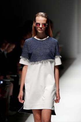 Hongkong Fashion Week A model wearing Hong Kong fashion designs walks down the runway during a special Fashion Hong Kong 2017 Spring Summer Collection show as part of Amazon Fashion Week Tokyo on October 17, 2016, Tokyo, Japan. The Hong Kong Trade Development Council organised the show to introduce the work of three fashion designers (Chailie Ho, Vickie Au and Polly Ho) and promote Hong Kong fashion in Tokyo. Amazon Fashion Week Tokyo runs until October 23.  (gxta_amazonfashionhongkong38)
