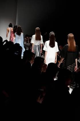 Hongkong Fashion Week Models wearing Hong Kong fashion designs walk down the runway during a special Fashion Hong Kong 2017 Spring Summer Collection show as part of Amazon Fashion Week Tokyo on October 17, 2016, Tokyo, Japan. The Hong Kong Trade Development Council organised the show to introduce the work of three fashion designers (Chailie Ho, Vickie Au and Polly Ho) and promote Hong Kong fashion in Tokyo. Amazon Fashion Week Tokyo runs until October 23.  (gxta_amazonfashionhongkong57)