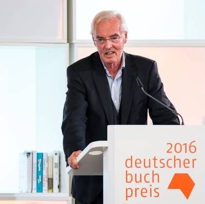 Deutscher Buchpreis, c o Börsenverein des Deutschen Buchhandels, Braubachstraße 16, 60311 Frankfurt am Main, Pressetermin, Fototermin, 17.10.2016, 2016-10-17 Bild: Bodo Kirchhoff - Preisträger Deutscher Buchpreis 2016 Copyright: Fotograf:xVolkerxDanzerx xAgentur:xHMBxMediax-xHeikoxBecker