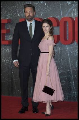 . 17 10 2016. London, United Kingdom. Ben Affleck and Anna Kendrick arriving at The Accountant premiere in London.  xStephenxLockx xi-Imagesx IIM-13622-0020