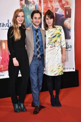Saskia Rosendahl, Ludwig Trepte und Amelie Kiefer bei der Nirgendwo Film Premiere am 17.10.2016 in Berlin Nirgendwo Kino Premiere in Berlin, 2016 