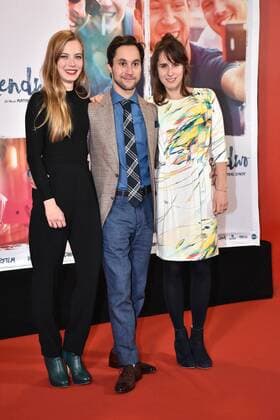 Saskia Rosendahl, Ludwig Trepte und Amelie Kiefer bei der Nirgendwo Film Premiere am 17.10.2016 in Berlin Nirgendwo Kino Premiere in Berlin, 2016 