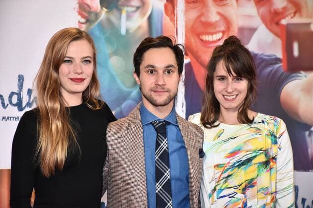 Bilder des Tages Saskia Rosendahl, Ludwig Trepte und Amelie Kiefer bei der Nirgendwo Film Premiere am 17.10.2016 in Berlin Nirgendwo Kino Premiere in Berlin, 2016 
