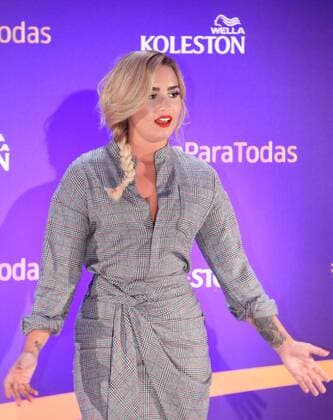 US singer Demi Lovato poses during a press conference in a hotel of Mexico City, Mexico, 17 October 2016. EFE Mario Guzman DEMI LOVATO S PRESS CONFERENCE !ACHTUNG: NUR REDAKTIONELLE NUTZUNG!  MEX001 20161018-636123461098067516