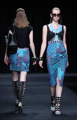 October 17, 2016, Tokyo, Japan - Models display creations of Japanese designer Tae Ashida at her spring and summer collection in Tokyo as a part of Japan Fashion Week on Monday, October 17, 2016. Tae Ashida celebrated her 25th anniversary collection.  (lwxa005439)