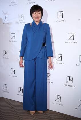 Akie Abe attends Tae Ashida Fashion Show 2017 S S Amazon Fashion Week Tokyo at Tokyo Japan on 17 Oct 2016.  (peda003229)