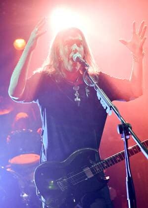 17.10.2016 --- New Model Army performing live on stage at Hirsch in Nuremberg, Germany on 17th October 2016 --- Justin Sullivan - lead vocals, guitar --- New Model Army live in concert
