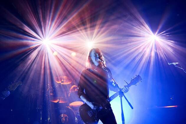 17.10.2016 --- New Model Army performing live on stage at Hirsch in Nuremberg, Germany on 17th October 2016 --- Justin Sullivan - lead vocals, guitar --- New Model Army live in concert