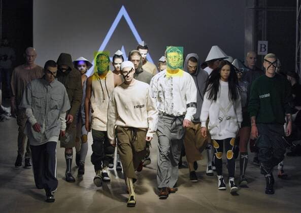 October 17, 2016 - Kiev, Ukraine - Models present creations by Ukrainian brand DASTISH FANTASTISH, during the Ukrainian Fashion Week in Kiev, Ukraine,on 17 October,2016. The fashion event presents Spring Summer 2017 collections by Ukrainian and International designers,from 12 to 18 October. Kiev Ukraine - ZUMAg194