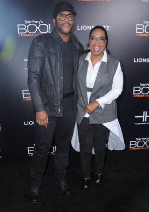 October 17, 2016 - Hollywood, CA, United States - 17 October 2016 - Hollywood, California. Tyler Perry, Oprah Winfrey. Premiere Of Lionsgate s Boo! A Madea Halloween held at ArcLight Cinerama Dome. Photo Credit: AdMedia Hollywood United States - ZUMAa123