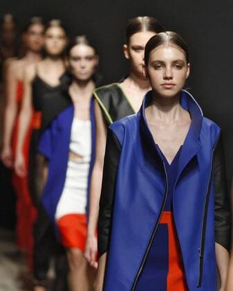 October 17, 2016 - Kiev, Ukraine - Models present creation by Ukrainian designer SADOVSKAYA,during the Ukrainian Fashion Week in Kiev, Ukraine,on 17 October,2016. The fashion event presents Spring Summer 2017 collections by Ukrainian and International designers,from 12 to 18 October. Kiev Ukraine - ZUMAg194