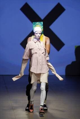 October 17, 2016 - Kiev, Ukraine - Models present creations by Ukrainian brand DASTISH FANTASTISH, during the Ukrainian Fashion Week in Kiev, Ukraine,on 17 October,2016. The fashion event presents Spring Summer 2017 collections by Ukrainian and International designers,from 12 to 18 October. Kiev Ukraine - ZUMAg194