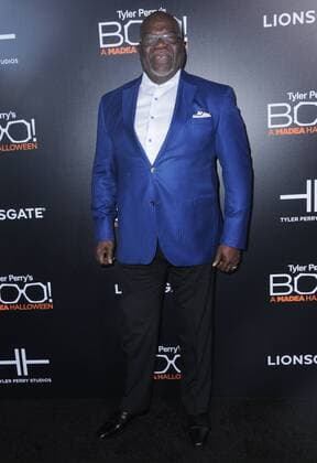 October 17, 2016 - Hollywood, CA, United States - 17 October 2016 - Hollywood, California. TD Jakes. Premiere Of Lionsgate s Boo! A Madea Halloween held at ArcLight Cinerama Dome. Photo Credit: AdMedia Hollywood United States - ZUMAa123