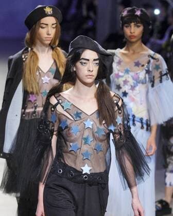 October 17, 2016 - Kiev, Ukraine - Models present creation by Ukrainian designer Sofia Rousinovich,during Ukrainian Fashion Week ,at Mystetskyi Arsenal in Kiev, Ukraine,17 October,2016. The event presents Spring Summer - 2017 collections by Ukrainian and International designers from 12 to 18 October. Kiev Ukraine  - ZUMAn230