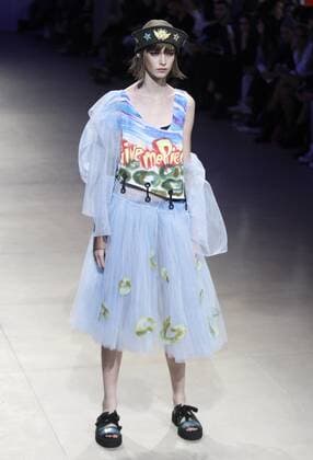 October 17, 2016 - Kiev, Ukraine - A model presents a creation by Ukrainian designer Sofia Rousinovich,during Ukrainian Fashion Week ,at Mystetskyi Arsenal in Kiev, Ukraine,17 October,2016. The event presents Spring Summer - 2017 collections by Ukrainian and International designers from 12 to 18 October. Kiev Ukraine  - ZUMAn230