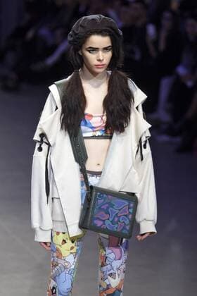 October 17, 2016 - Kiev, Ukraine - A model presents a creation by Ukrainian designer Sofia Rousinovich,during Ukrainian Fashion Week ,at Mystetskyi Arsenal in Kiev, Ukraine,17 October,2016. The event presents Spring Summer - 2017 collections by Ukrainian and International designers from 12 to 18 October. Kiev Ukraine  - ZUMAn230
