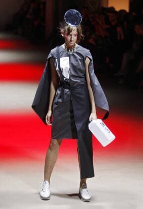 October 17, 2016 - Kiev, Ukraine - A model presents a creation by brand Kir-Khartley of Ukrainian designer Kirill Haritontsev,during Ukrainian Fashion Week ,at Mystetskyi Arsenal in Kiev, Ukraine,17 October,2016. The event presents Spring Summer - 2017 collections by Ukrainian and International designers from 12 to 18 October. Kiev Ukraine  - ZUMAn230