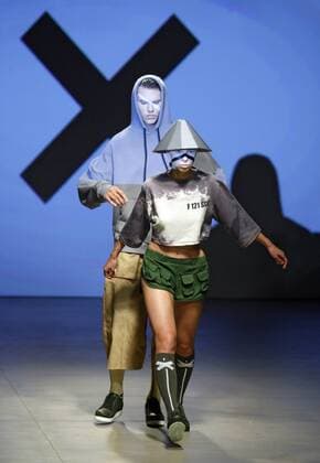 October 17, 2016 - Kiev, Ukraine - Models present creation by Ukrainian brand Dastish Fantastish,during Ukrainian Fashion Week ,at Mystetskyi Arsenal in Kiev, Ukraine,17 October,2016. The event presents Spring Summer - 2017 collections by Ukrainian and International designers from 12 to 18 October. Kiev Ukraine  - ZUMAn230
